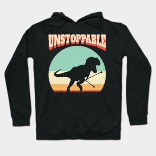 Unstoppable T Rex - Retro Retro Rawrzz Hoodie